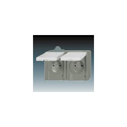 Zásuvka 2x   IP44...