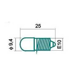 Žárovka E10    24V/15mA...