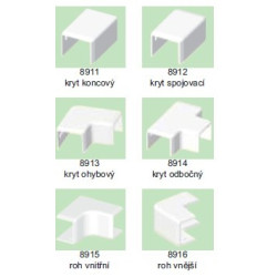 Kryt LHD 25 x 20 ohybový...