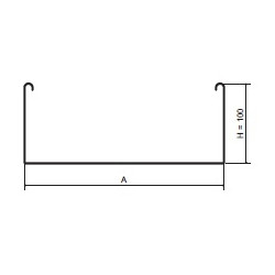 MARS žlab  NKZIN 100x250x07...