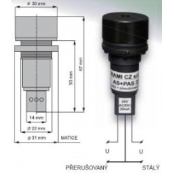Akust.ind.AS+PAS22-230V-AC