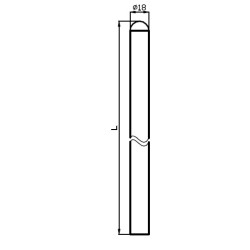 Tyč jímací JP 30  - rovná...