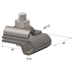 Svorka  SJ 16/8-10 Zn...