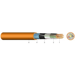 Kabel JE-H(St)H  2x2x0,8...