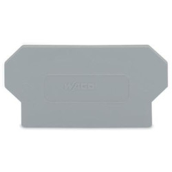 Víčko  WAGO 281-337 šedé