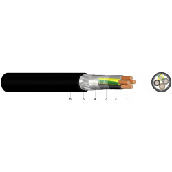 Kabel 2YSLCYK-JB 4 x 2,5...