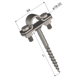 Držák   DOTb vrut 280mm...