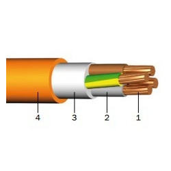 Kabel PRAFlaSafe X-J  7x1,5 RE