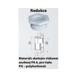 Redukce PG 36/16 plast...