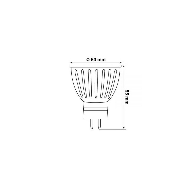 LED žár.ORO-MR16-SIX-6W-WW       3K