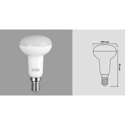 LED žár.ORO-E14-R50- 5 W-CW...
