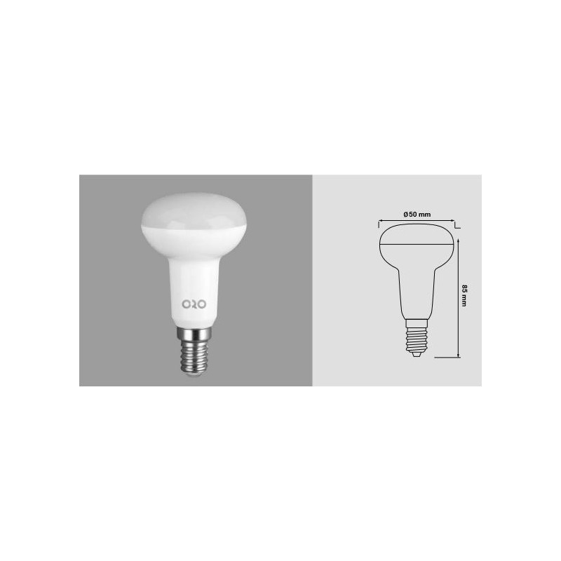 LED žár.ORO-E14-R50- 5 W-CW      6K