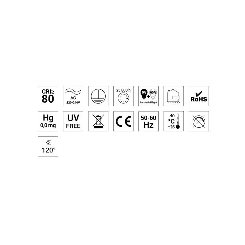 Refl.ZONA LED 20W NW B ORO33069  4K