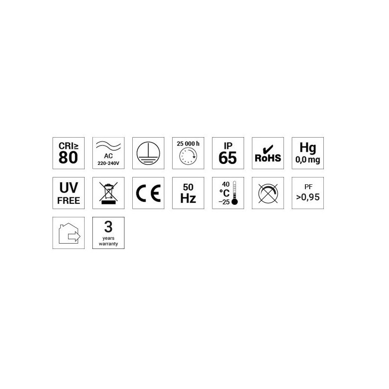 Refl.DIODO 20W NW      ORO33123 PIR