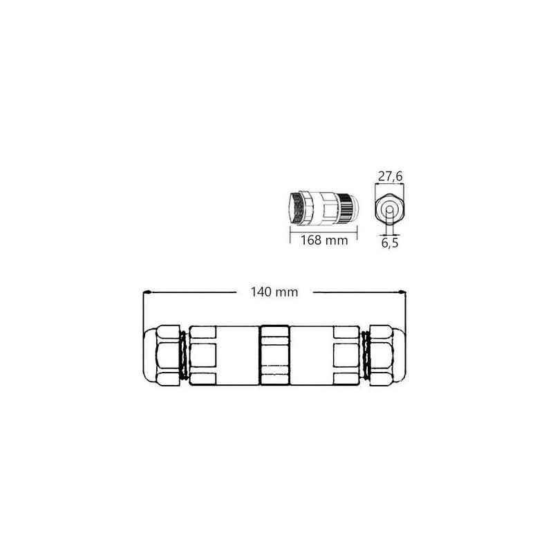 Kab.spojka FK-IRJ-45-IP68   4740003