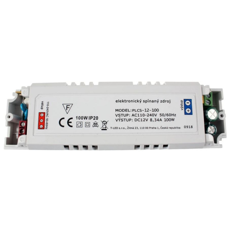Zdroj PLCS-12-100 12VDC 052306 IP20