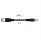 Kabel USB 2.0A/M-mini B/M SB7302 2m