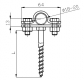 Držák   DOTb vrut 160mm   102280